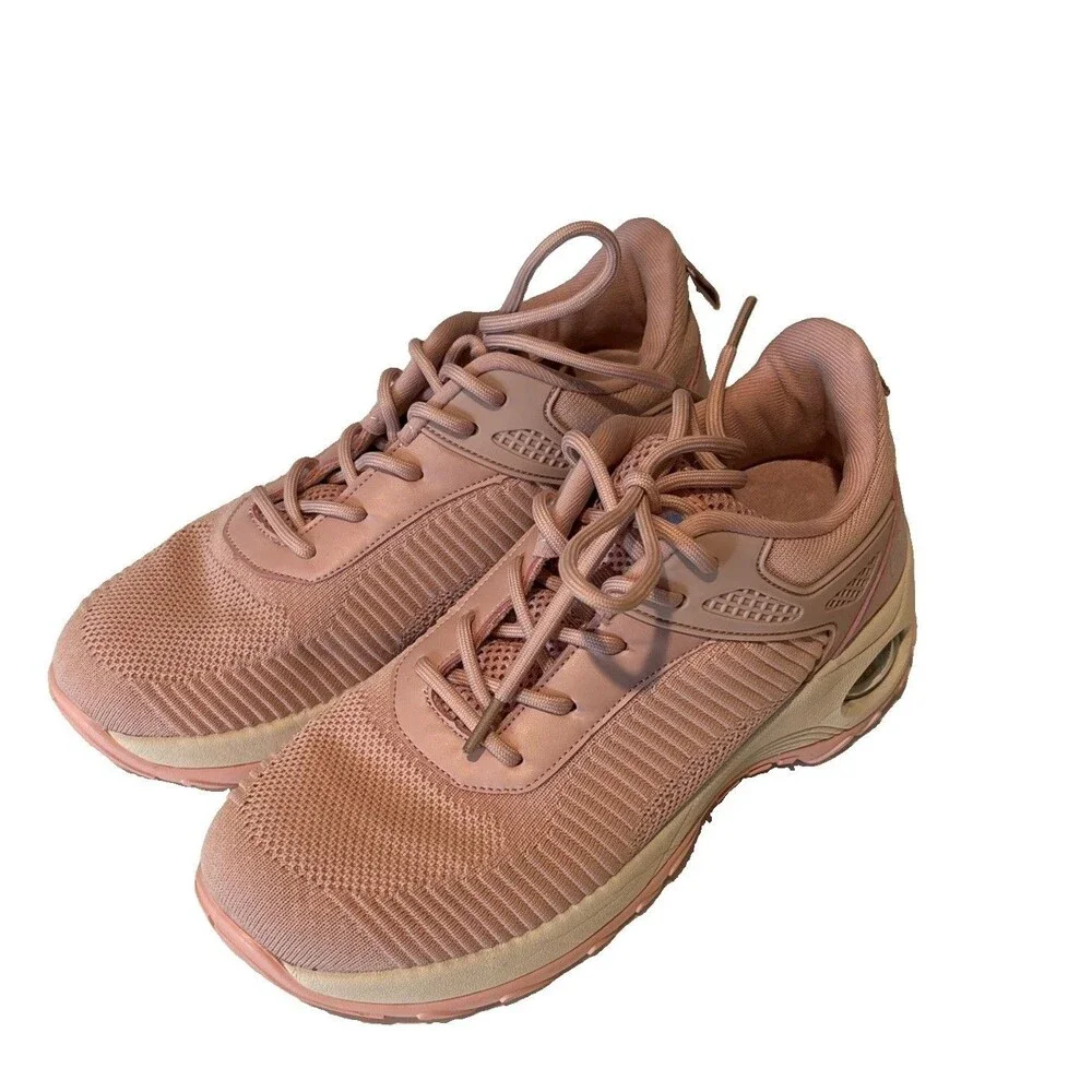 Slow Man Walking Shoes Women Size 7.5 Pink  Air Cushion Breathable Sneaker